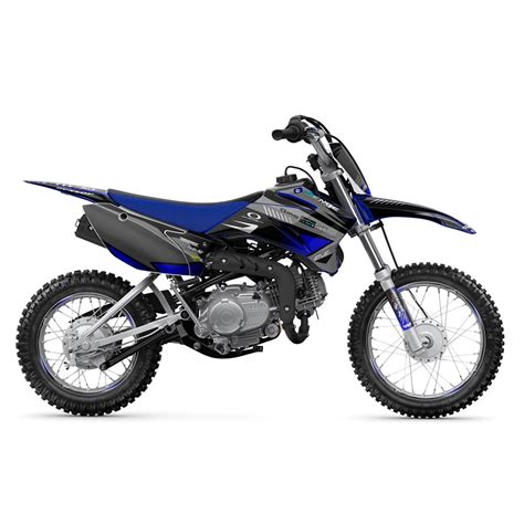 yamaha ttr  dirt bike graphics kit surge blue senge graphics