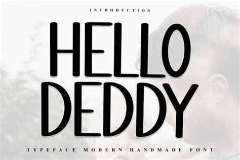 Hello Deddy Font By Inermedia Studio Creative Fabrica