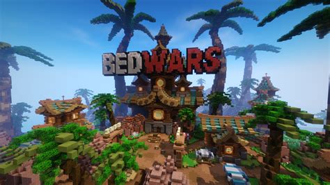 Bedwars Tropical Hub 300x300 Lobby Minecraft Map