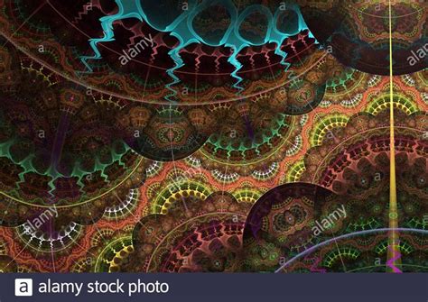 Digital Artwork For Creative Graphic Design Detailed Fractal Clockwork