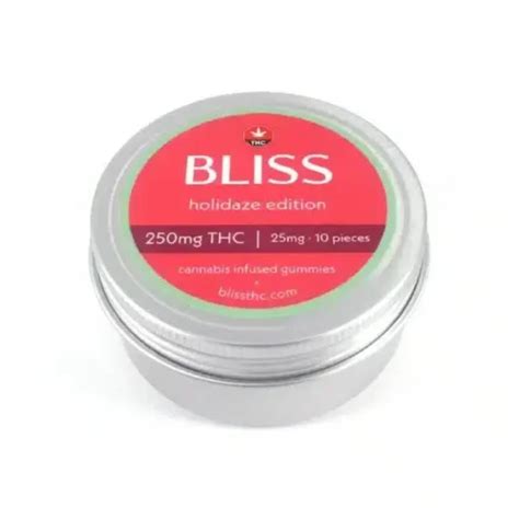 Bliss Gummies Holidaze Edition 250mg Thc