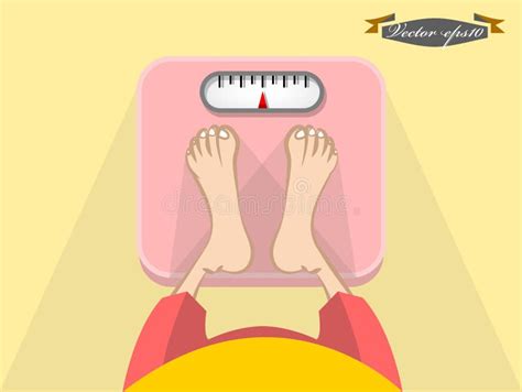 illustration vector  man  weight stock vector illustration