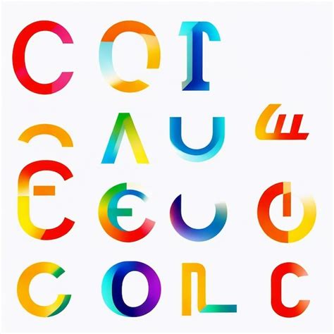 colorful alphabet   letters quot   quot premium ai