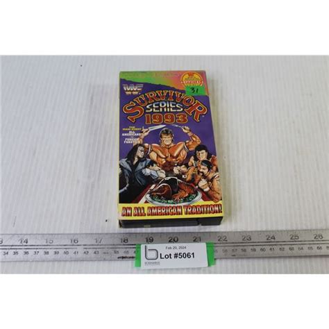 Wwf Survivor Series 1993 Vhs Tape Bodnarus Auctioneering