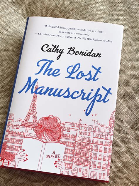 The Lost Manuscript with Author Cathy Bonidan – The Avid Pen