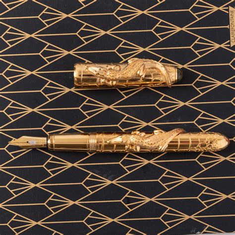 Crocodiles De Cartier Exceptional Limited Edition Fountain Pen Truphae