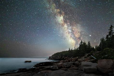 Acadia National Park Milky Way Photograph by C Renee Martin - Pixels