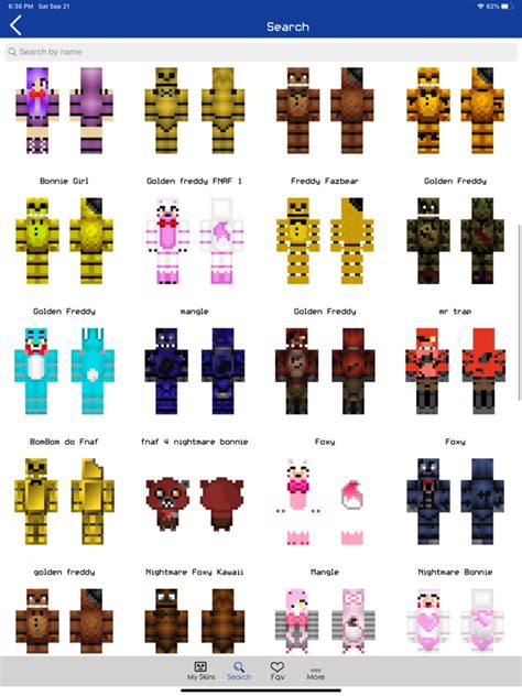 Minecraft Five Nights At Freddys Skin