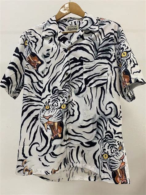 Yahoo オークション WACKO MARIA TIM LEHI HAWAIIAN SHIRT 虎柄アロ