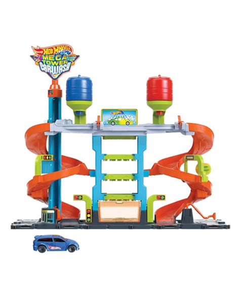 Hot Wheels Color Change City Mega Car Wash Toy Set Pakistan