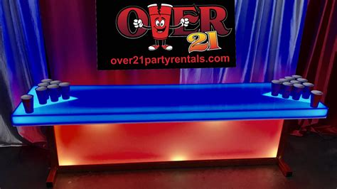 Light Up Beer Pong Table Rental