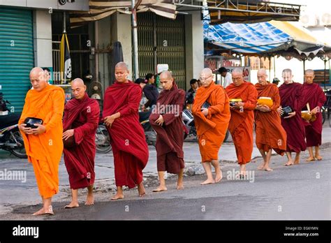 Buddhist Monks In Ho Chi Minh City Vietnam Stock Photo Alamy