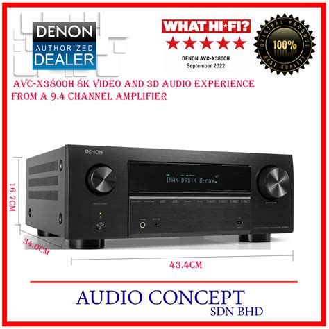 Denon AVC-X3800H 8K Video And 3D Audio Experience From A 9.4 Channel ...
