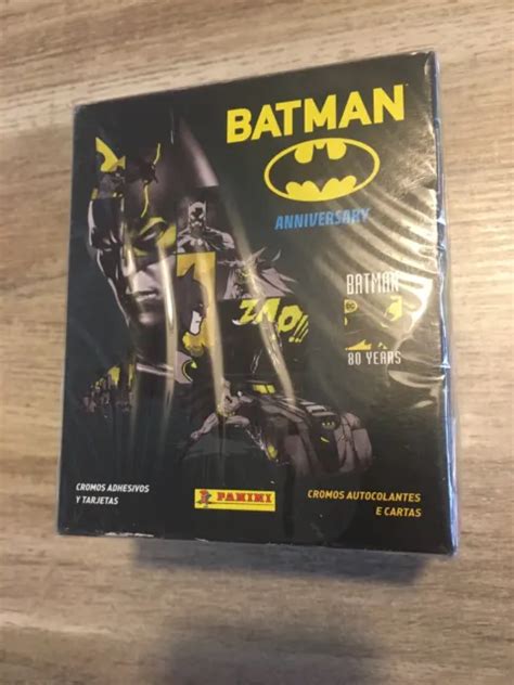 LOT ALBUM CARTES Batman 80 Ans Anniversaire Panini Edition Limitee EUR