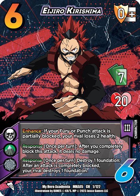 Eijiro Kirishima Universus My Hero Academia Undaunted Raid Universus