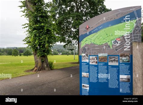 North Inch Public Park In Perth Scotland Stock Photo Alamy
