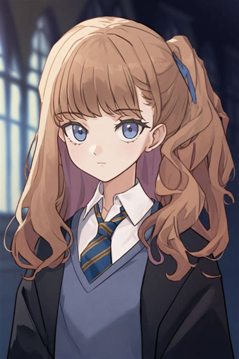 Brunette Ravenclaw Girl Icon Ruffy Wolle Kaufen