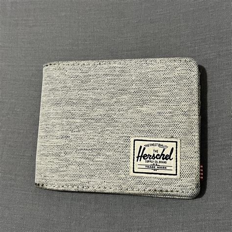 Herschel Mens Grey Wallet Purses Depop