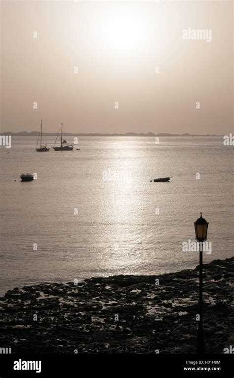 Fuerteventura Canary Islands North Africa Spain Desert Beach At