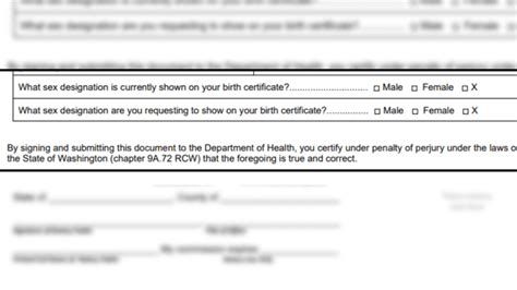 Washington Expedites Day Sex Designation Change On Birth Certificates For Adults Minors