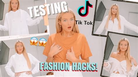 Testing Tiktok Fashion Hacks Youtube