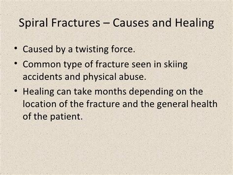Spiral fracture causes - mommilo