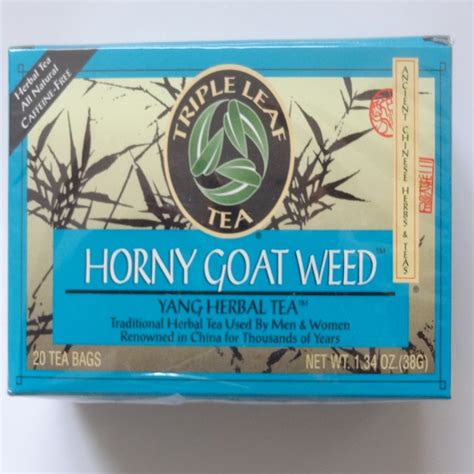 Horny Goat Weed Yang Herbal Tea By Triple Leaf Tea Te
