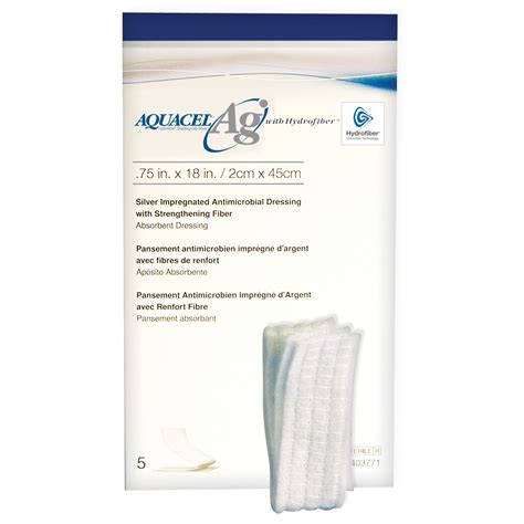 Aquacel Ag Ribbon Dressing With Strengthening Fiber 403771 420128 At