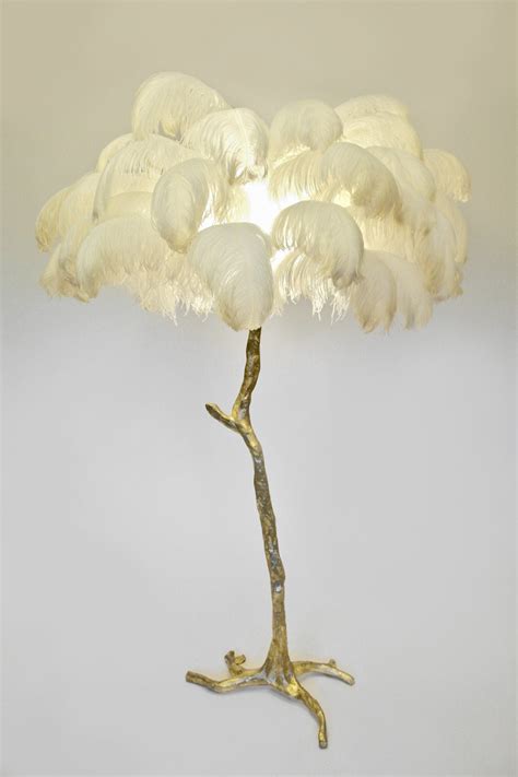 The Ostrich Feather Lamp Natural A Modern Grand Tour