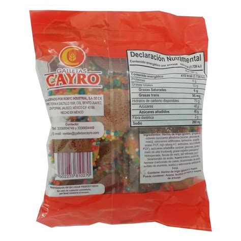 Galletas Con Gragea Cayro 100 G Soriana