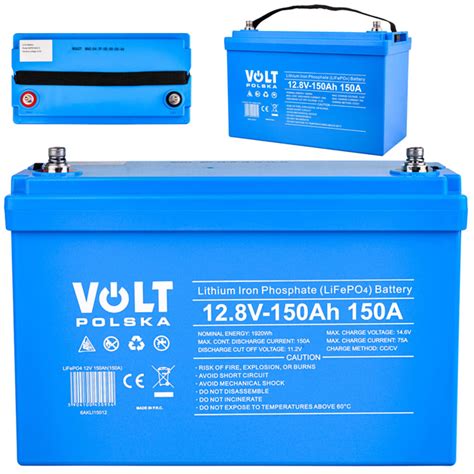 Акумуляторна батарея Volt Polska LiFePO4 12,8V 150Ah (150А) + BMS ...