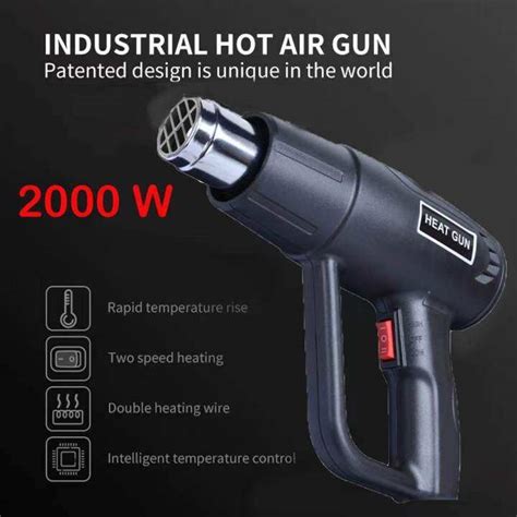 V W Industrial Heater Blower Heat Gun Hot Air Blower Heat Gun Heavy Duty Power Tools