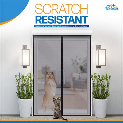 Snapklik.com : Magnetic Closure Screen Door For 39"x99" French Door