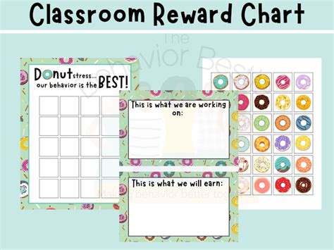 Classroom Reward Charts Whole Class Reward System Etsy