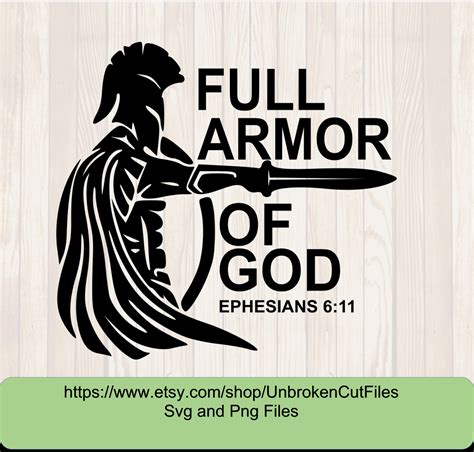 Armor Of God Svg Belt Of Truth Svg Sword Of The Spirit Svg Shoes Of