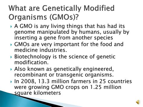 Ppt Genetically Modified Organisms Powerpoint Presentation Free Download Id1605277