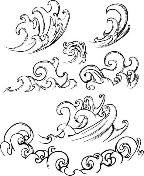Free Ocean Wave Tattoo Design Clipart Images Freeimages