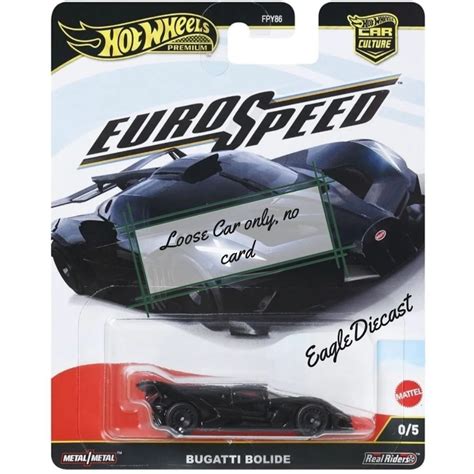 Hot Wheels Bugatti Bolide Chase 0 5 Euro Speed Loose Shopee Malaysia