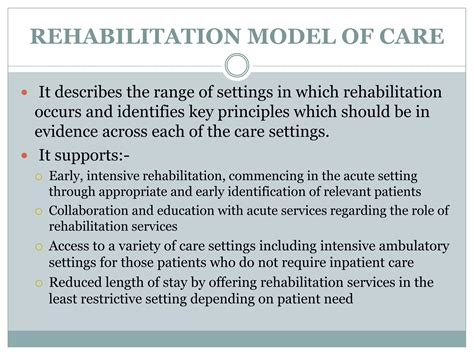 New rehabilitation models will soon replace the traditional incarce 5