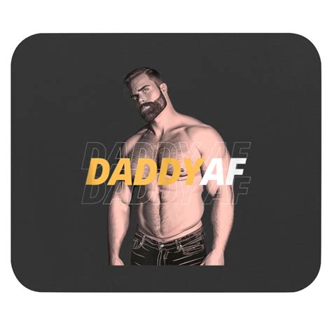 Daddy Af Cute Gay Bear Pride Flag Colors For Gay Bear Men Mouse Pads Sold By Anjin Gtirani Sku