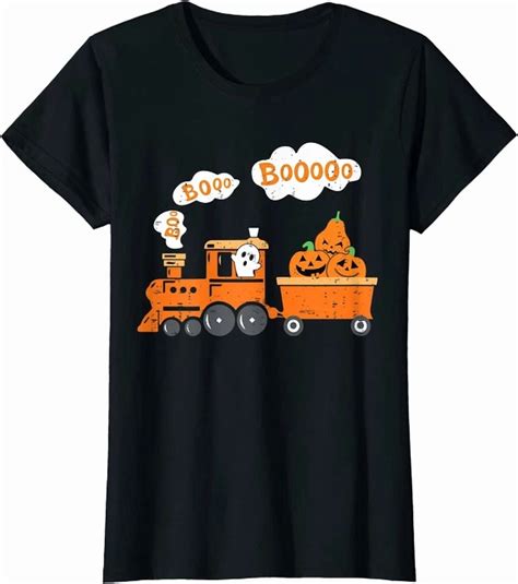 Hot Trending Kiraa Tee With Train Boo Ghost Pumpkin Gift Tee T Shirt