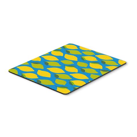 Carolines Treasures BB MP Lemons And Limes Mouse Pad Hot Pad Or Trivet Large Multicolor