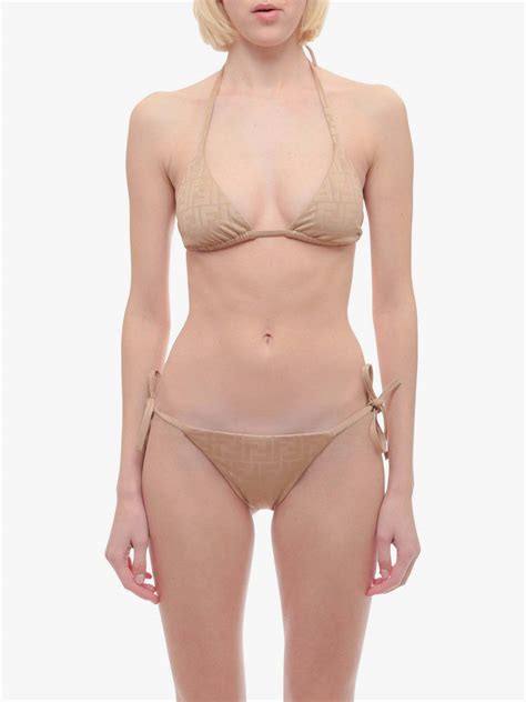 Fendi Bikini Beige Womens Fendi
