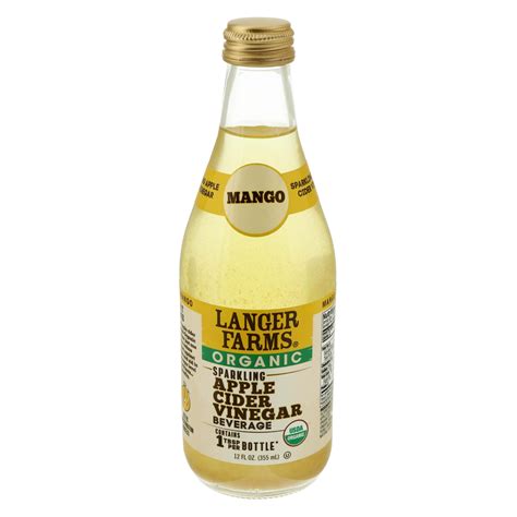 Langers Organic Mango Apple Cider Vinegar Shop Juice At H E B