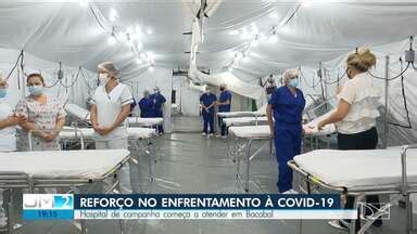 JMTV 2ª Edição Hospital de campanha começa a atender pacientes