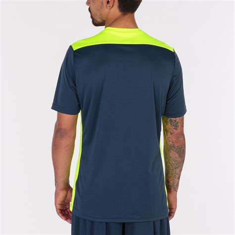 Joma Championship Vi Mens Tennis T Shirt Navyfluor Yellow