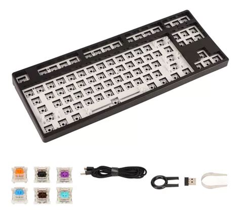 Custom Mechanical Keyboard Key Rgb Diy Kit Tkl Layout Hot Mercadolibre