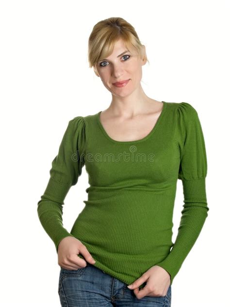 Portrait Of The Nude Girl With Green Eyes Picture Image 5863091