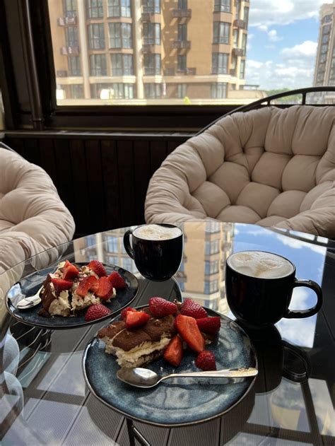 Уют терасса завтрак