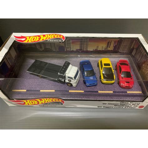 HOT WHEELS PREMIUM GARAGE BOXSET NISSAN SENTRA HONDA EG CELICA Shopee Malaysia